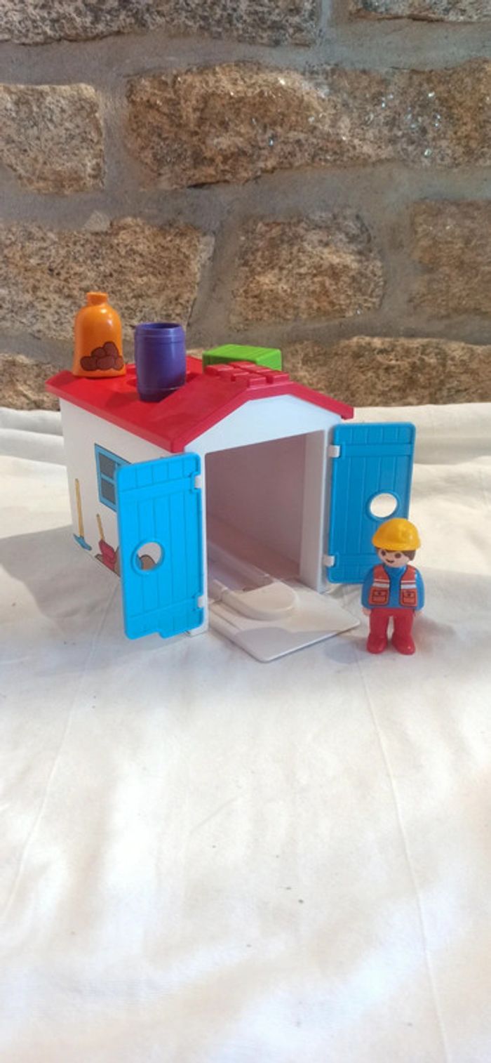 Petit garage playmobil 123