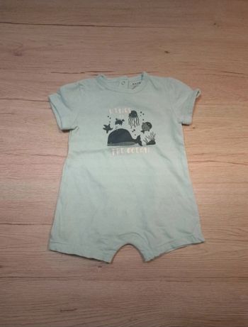 Combishort grenouillère 3 mois