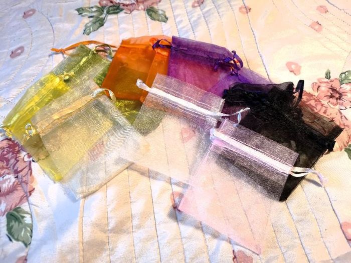 Pochons en organza