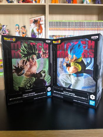 Figurines Duo Gogeta Super Saiyan Blue Vs Broly – Match Makers – Dragon Ball Super – Import Japon