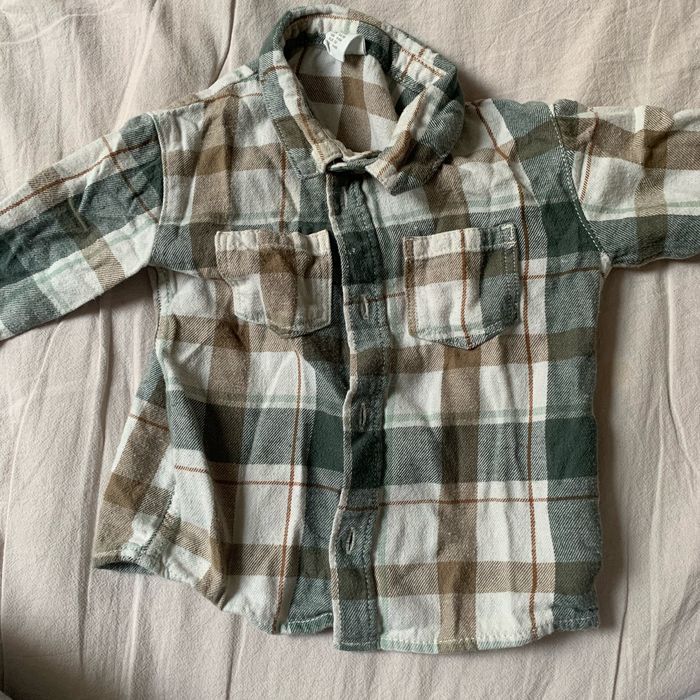 Chemise à carreaux H&M 6 mois