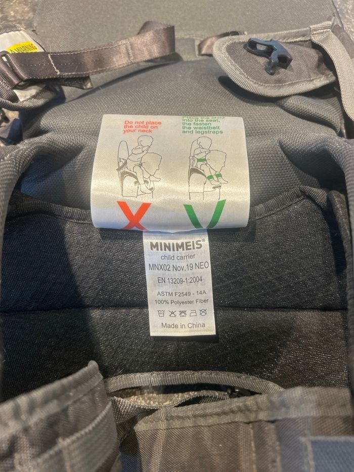 Porte-bébé épaules Minimeis NEO MNX02 – - photo numéro 6