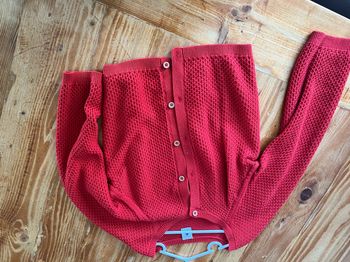 Gilet rouge petit bateau