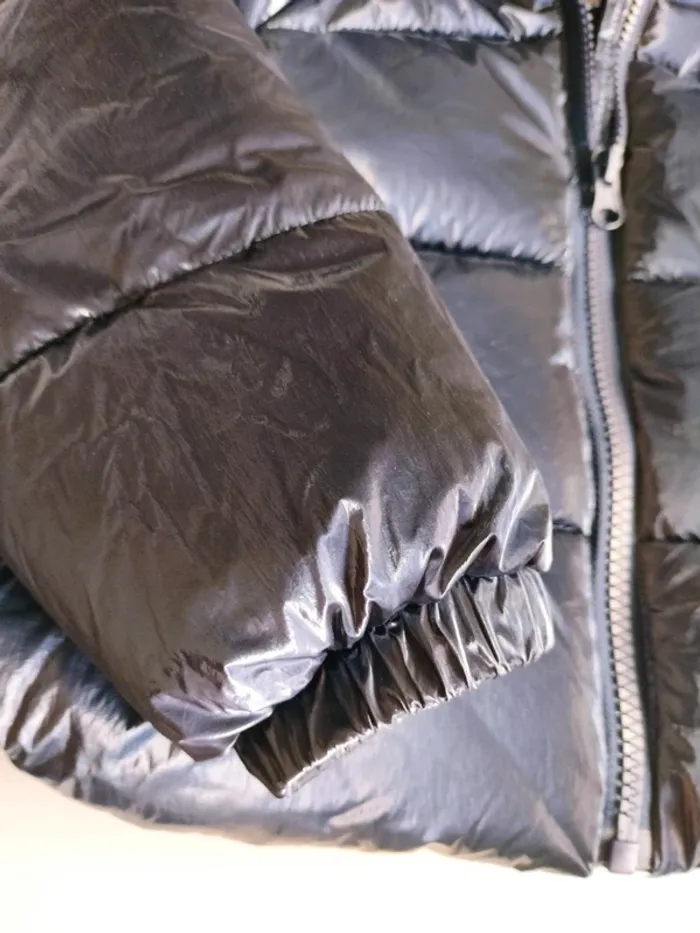 Doudoune bleu métallisé Kiabi 3ans - photo numéro 5