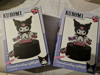 Veilleuse diamonds painting Kuromi Sanrio