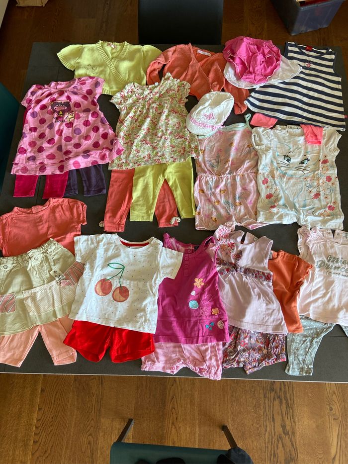 Gros lot de vêtements 12 mois fille été - photo numéro 6