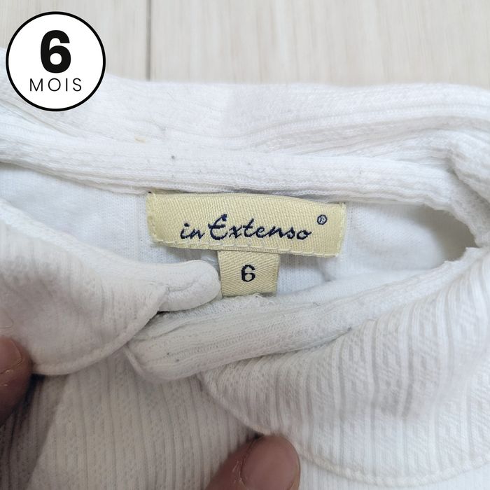 Pyjama blanc - bébé 6 mois - photo numéro 3