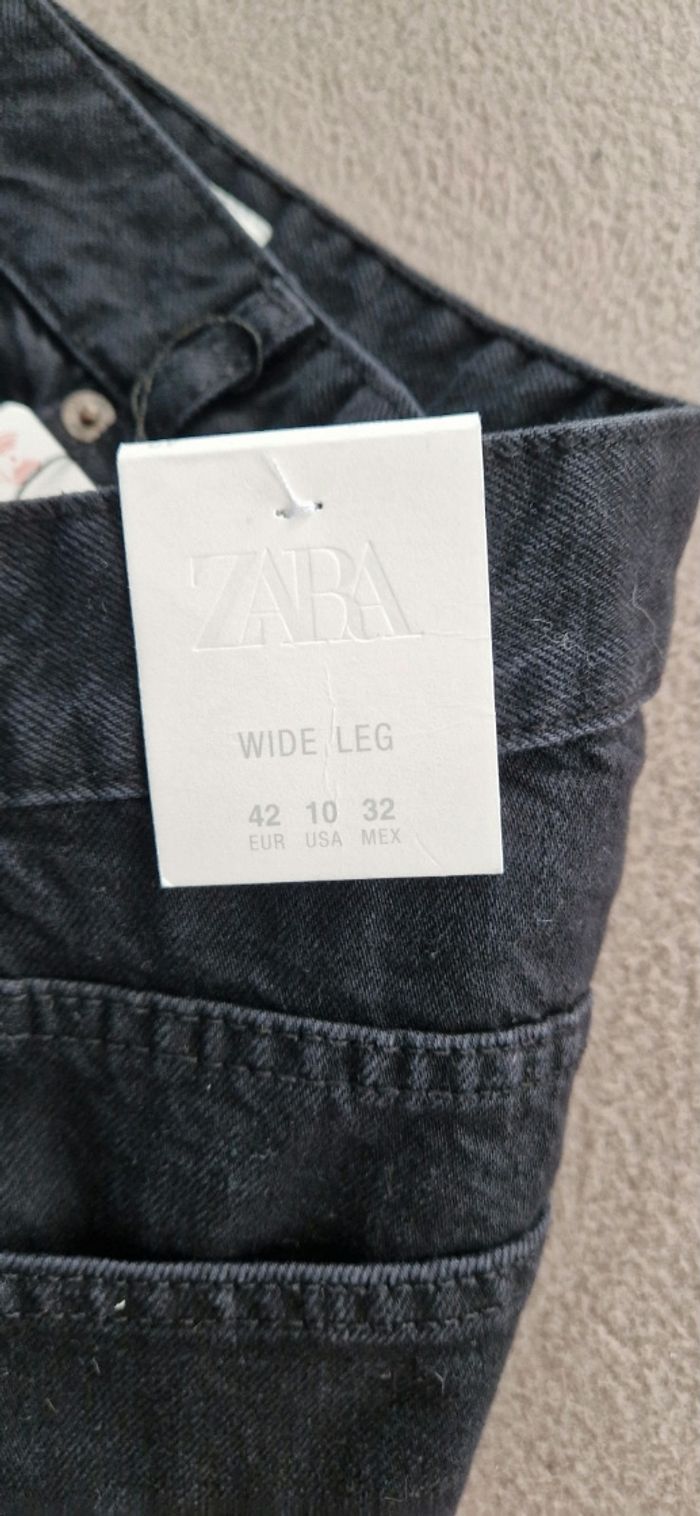Jean Zara wide leg 42 mais plutôt 40 - photo numéro 6