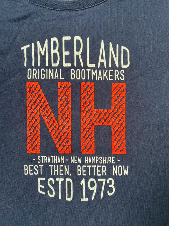 Teeshirt bleu Timberland - 10 ans - photo numéro 2