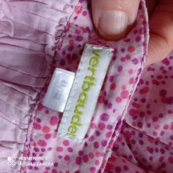 Robe rose Vertbaudet 4ans