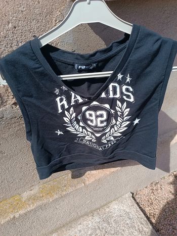 Top court noir, taille L