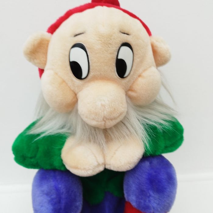 Peluche nain vintage de blanche neige et les 7 nains - photo numéro 3