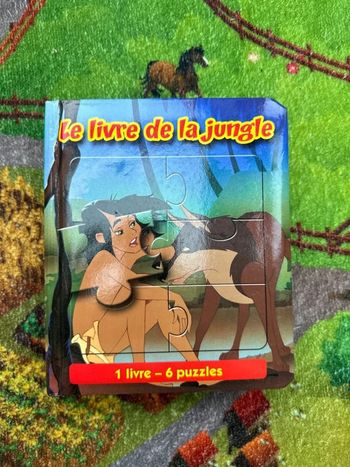 Livre puzzle le livre de la jungle