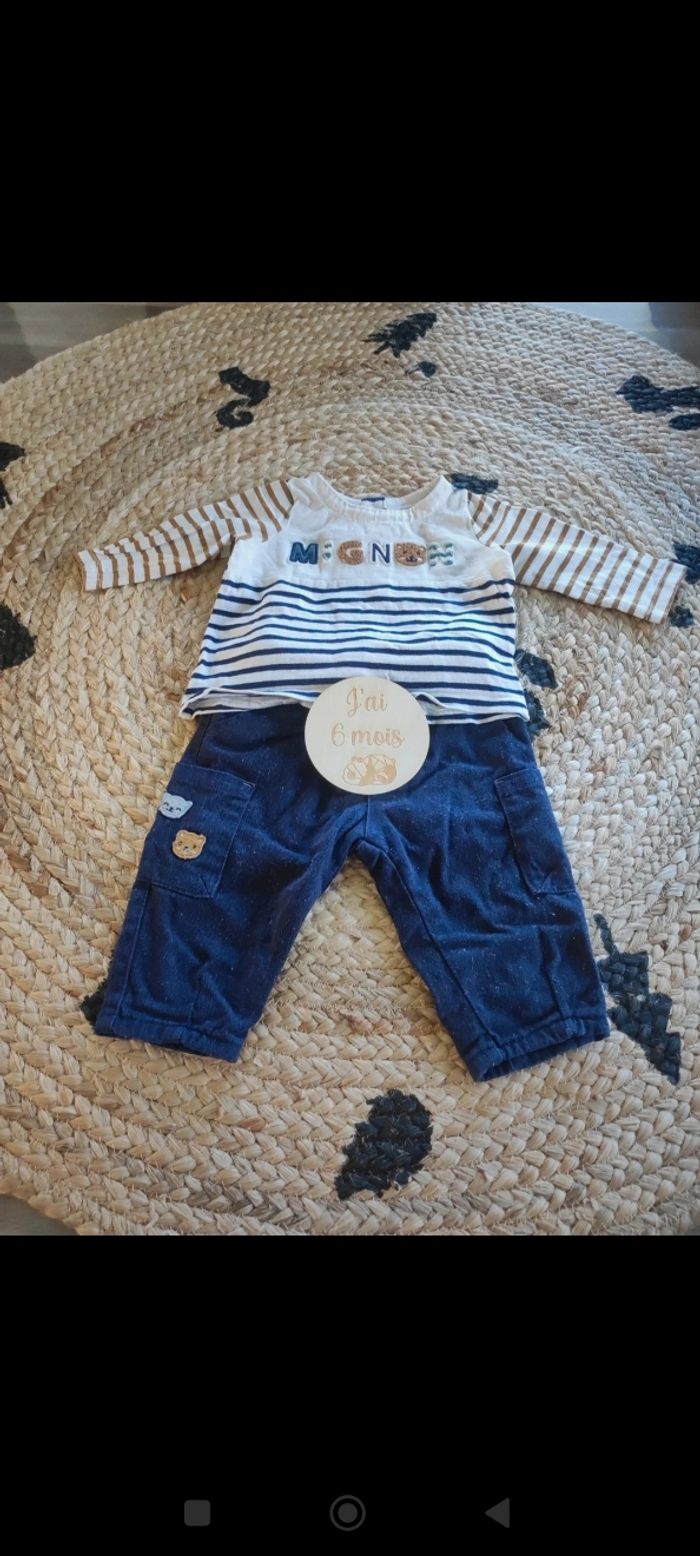Ensemble bébé garçon 6 mois
