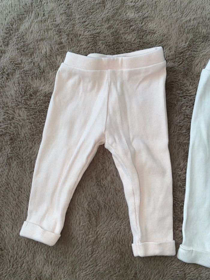 🌸lot leggings côtelé 6 mois tao - photo numéro 3