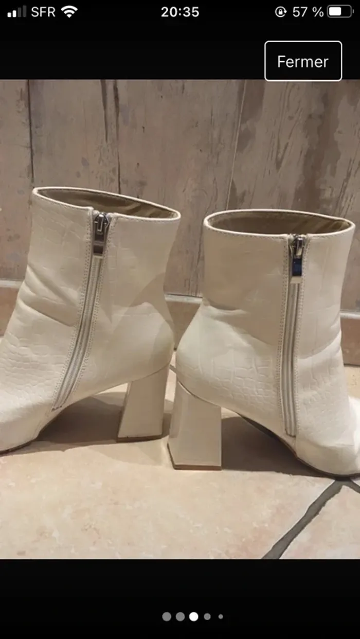 Magnifique paire de bottines de la boutique Boohoo en 39 - photo numéro 3