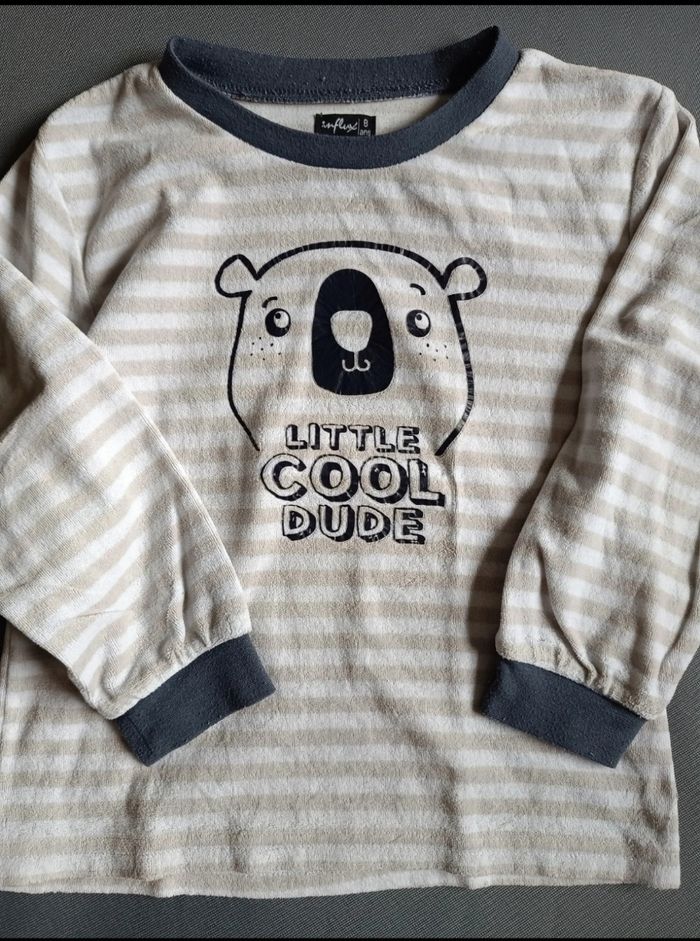 Pyjama velours ours 🎮 Taille 8 ans - photo numéro 3