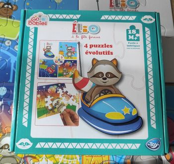 4 puzzles 6/9/12/16 pièces dès 18 mois