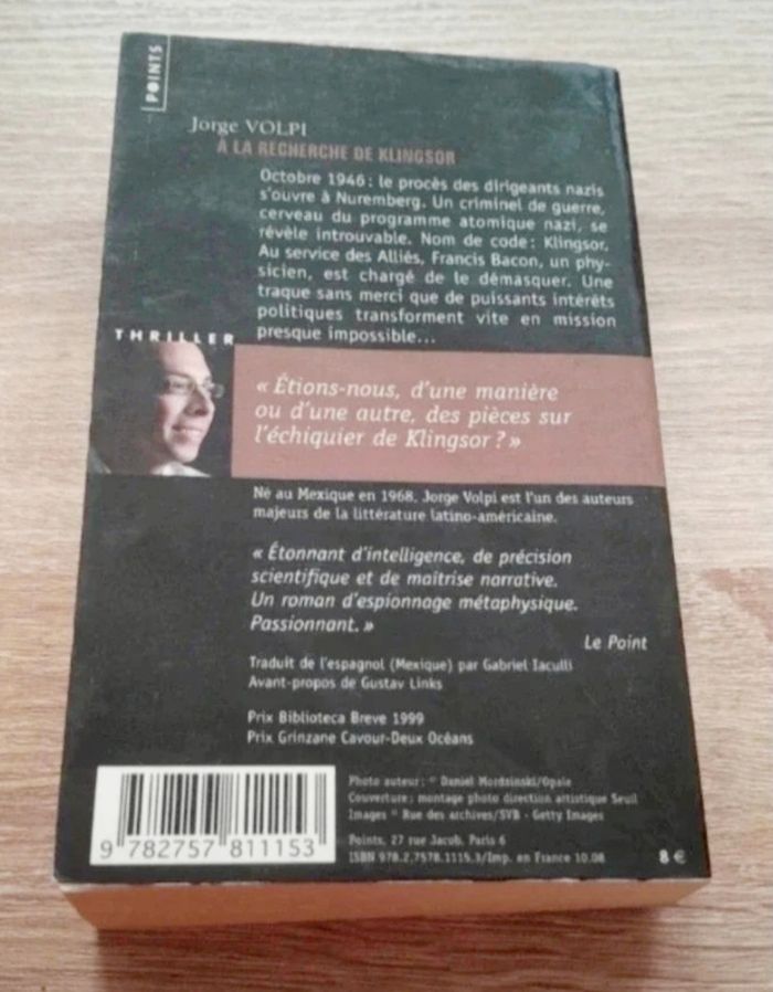 À la recherche de Klingsor Jorge Volpi - photo numéro 2
