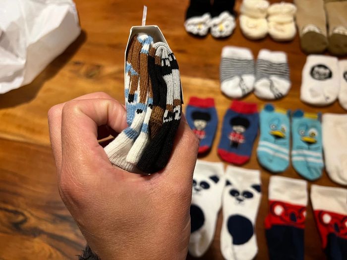 Lot chaussettes et chausson bébé garçon - photo numéro 7