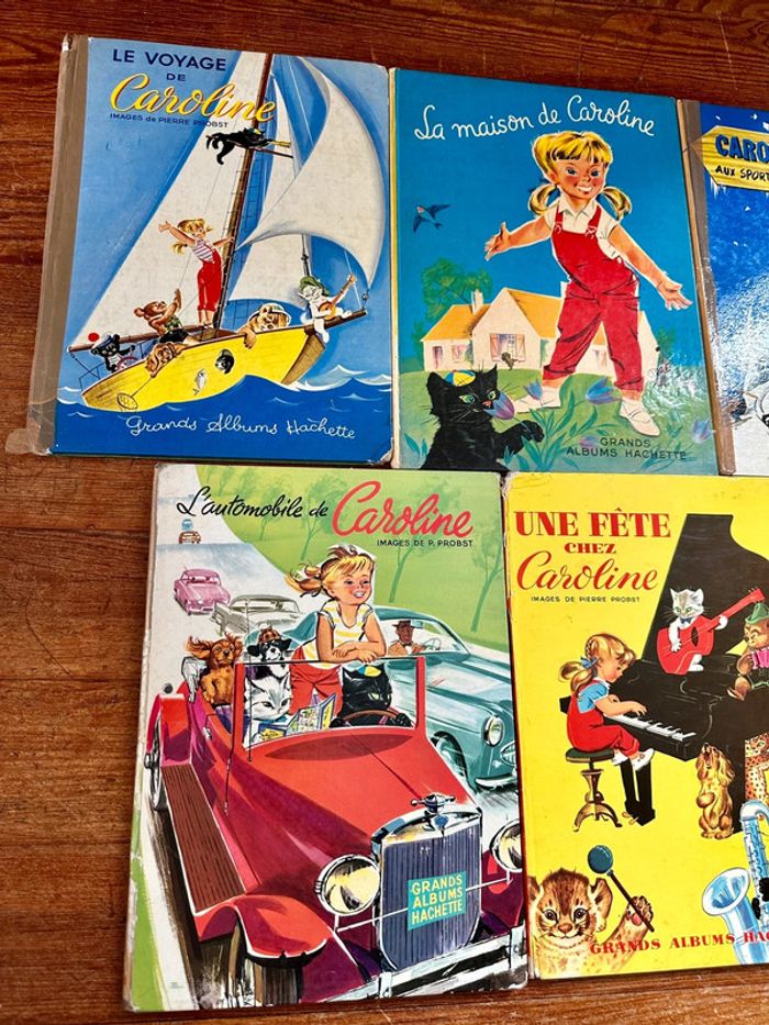 Lot de 5 Caroline Grands albums Hachette EO anciens livres bd - photo numéro 2
