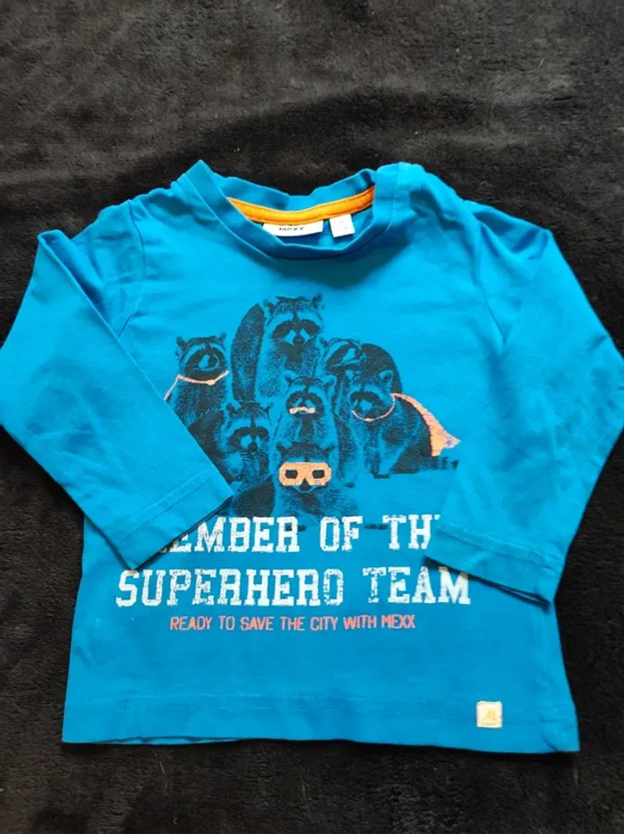 Lot 5 t-shirt manches longues 9 mois - photo numéro 8