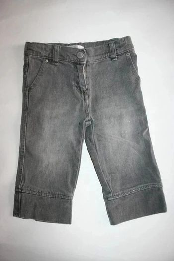 Pantacourt jeans gris
