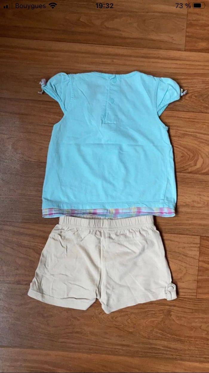 Ensemble short t-shirt 24 mois 2 ans - photo numéro 4