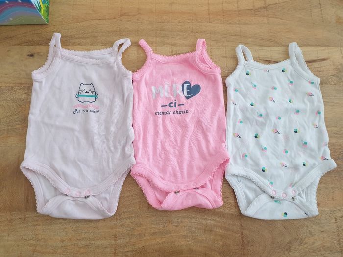 Lot 3 bodies bretelles