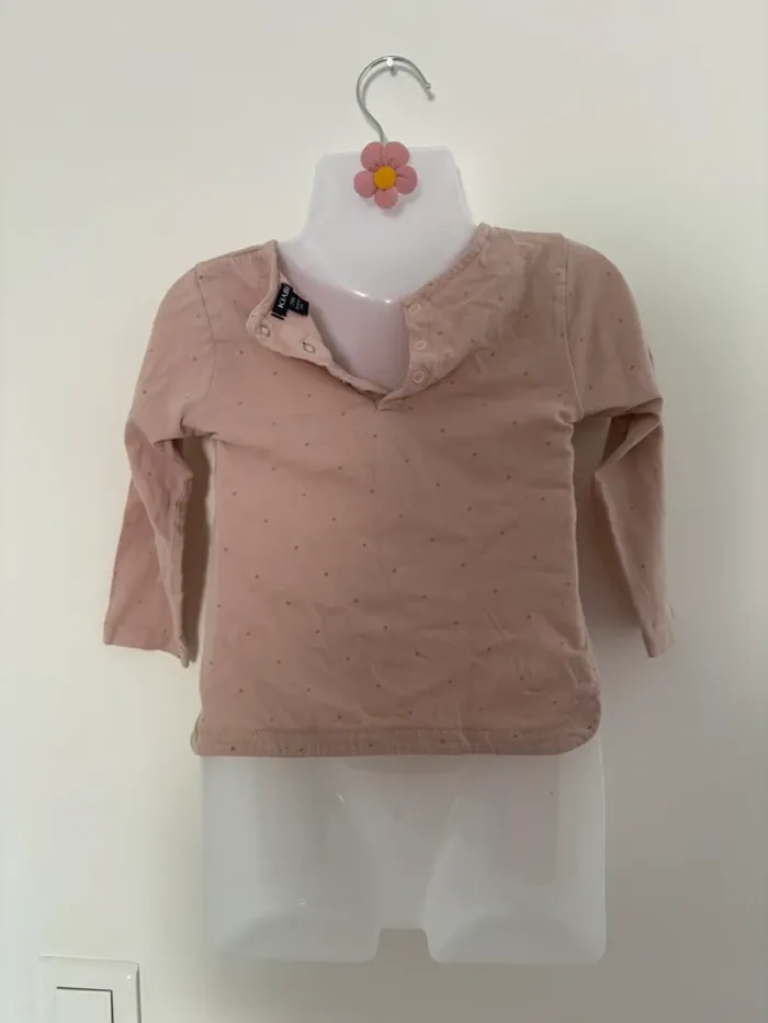 👕 T-shirt bébé fille KIABI - Taille 24 mois 👶 - photo numéro 2