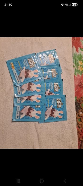 Lot stickers Lapins Crétins 
