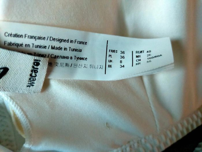 Haut de bikini blanc texturé – Etam – Taille 36 – Neuf avec étiquette - photo numéro 7