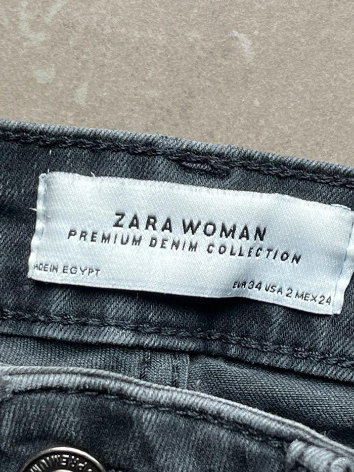 Jean skinny Zara gris Xxs - photo numéro 2