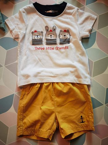 D1320 - ensemble garçon 6 mois