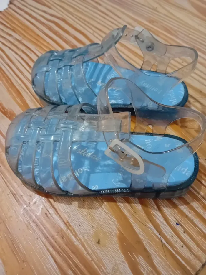 Sandales de plage méduse en plastique