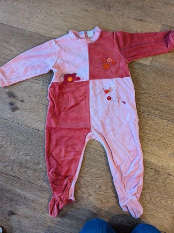 Pyjama velours absorba 24 mois