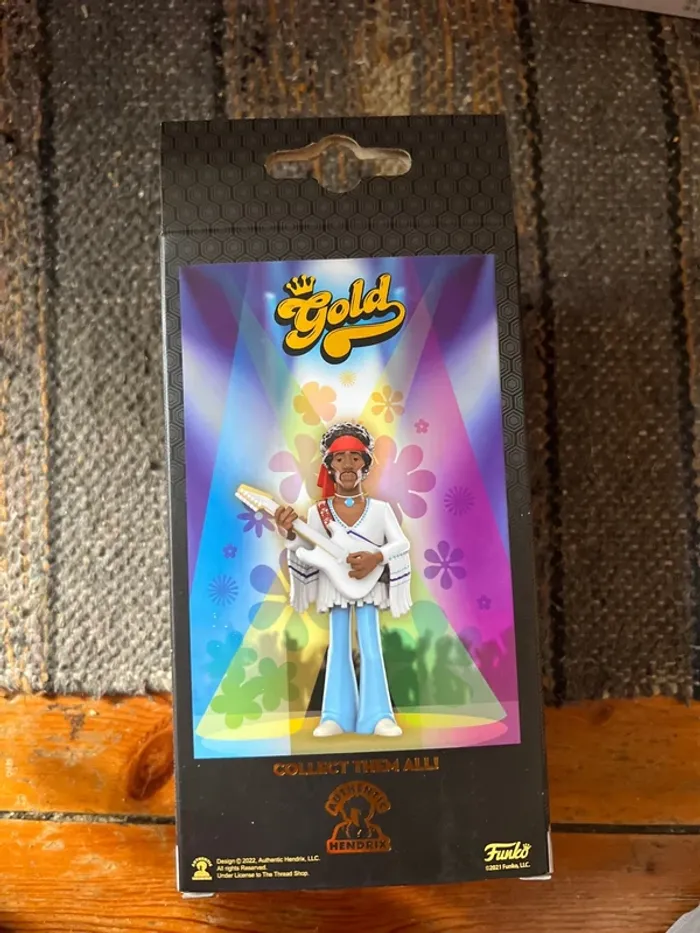 Funko Gold Jimi Hendrix Premium vinyle figurine officiel édition limitée rare collector - photo numéro 3