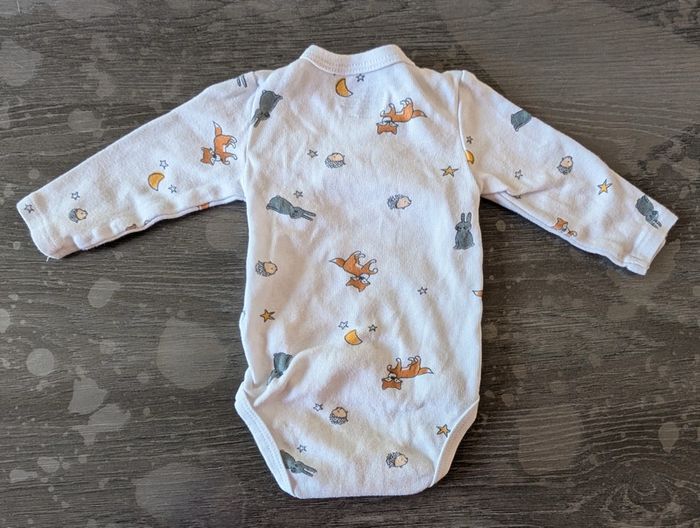 Body manches longues renard hérisson lapin - photo numéro 4