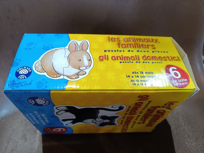 Puzzles.        6 animaux familiers   (dès 18 mois) - photo numéro 5
