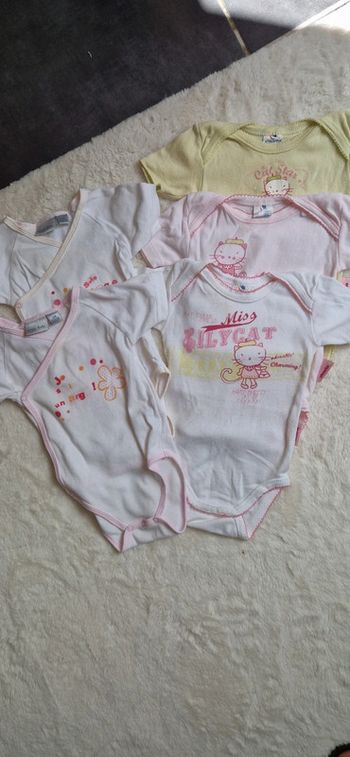 Lot 5 bodies 6 mois
