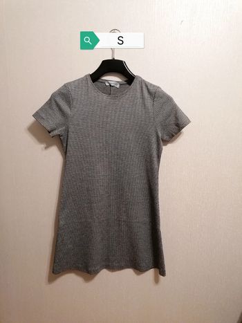 Robe automne hiver MNG S pied de poule