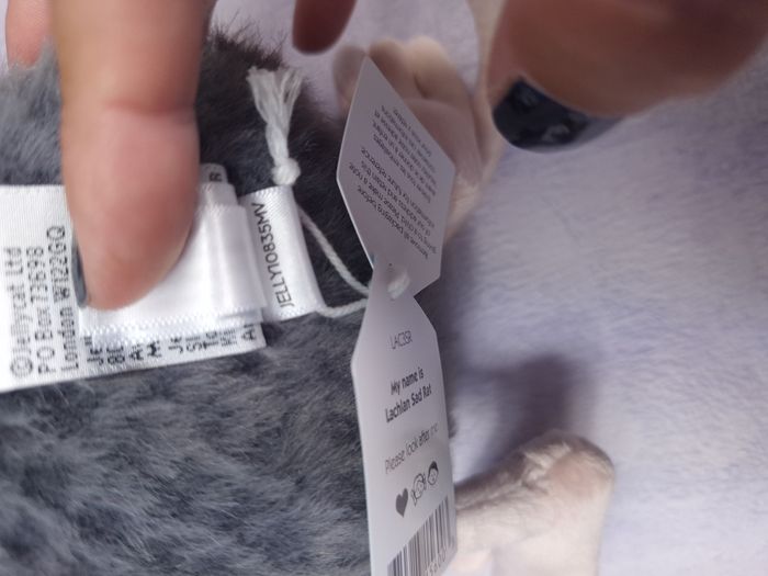 Peluche de collection Jellycat Lachlan Sad Rat LAC3SR Halloween collection new - photo numéro 5