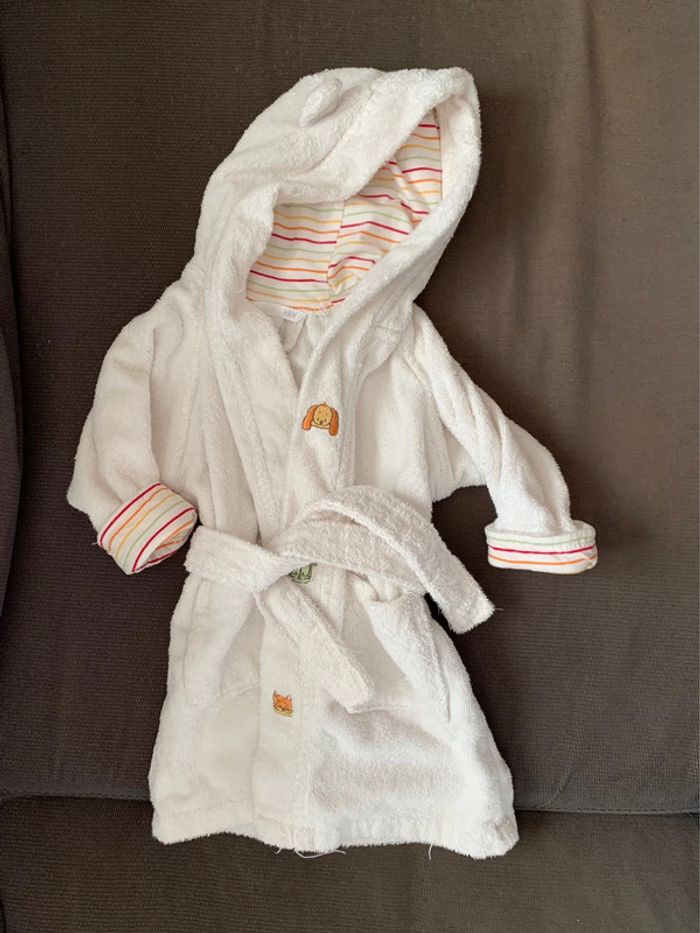 Peignoir blanc 12M