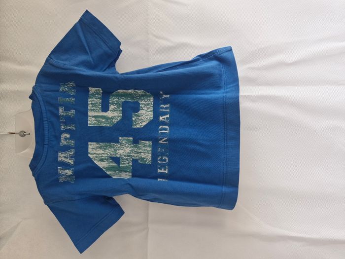 T-shirt manches courtes effet usé 2 ans Ligne Club Med Bleu vert 45 Legendary Napitia - photo numéro 5