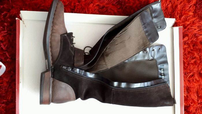 Bottes tendance neuve André marron. - photo numéro 3