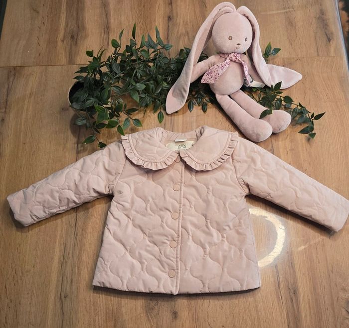 Veste mi-saison rose poudré Next 12-18 mois 86 cm