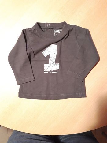 Tee-shirt manches longues 6 mois