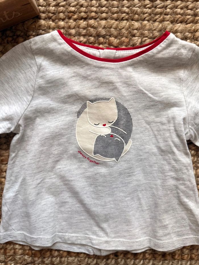 Tee shirt Obaibi 6mois / 68cm - photo numéro 2