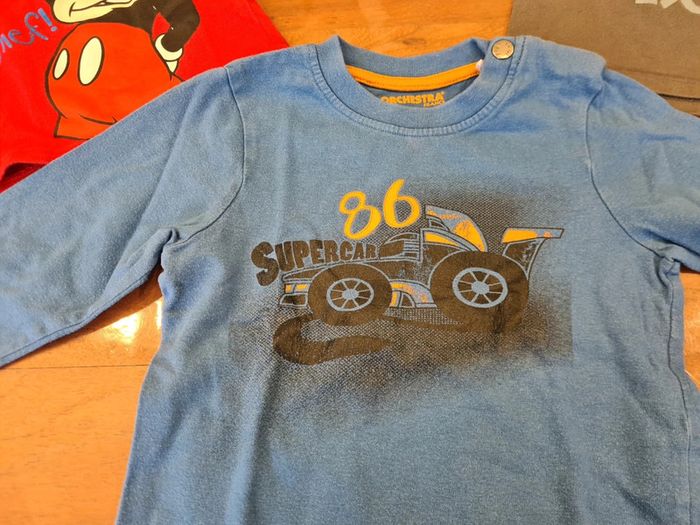Lot 3 t-shirt ML 18 mois garçon - photo numéro 2