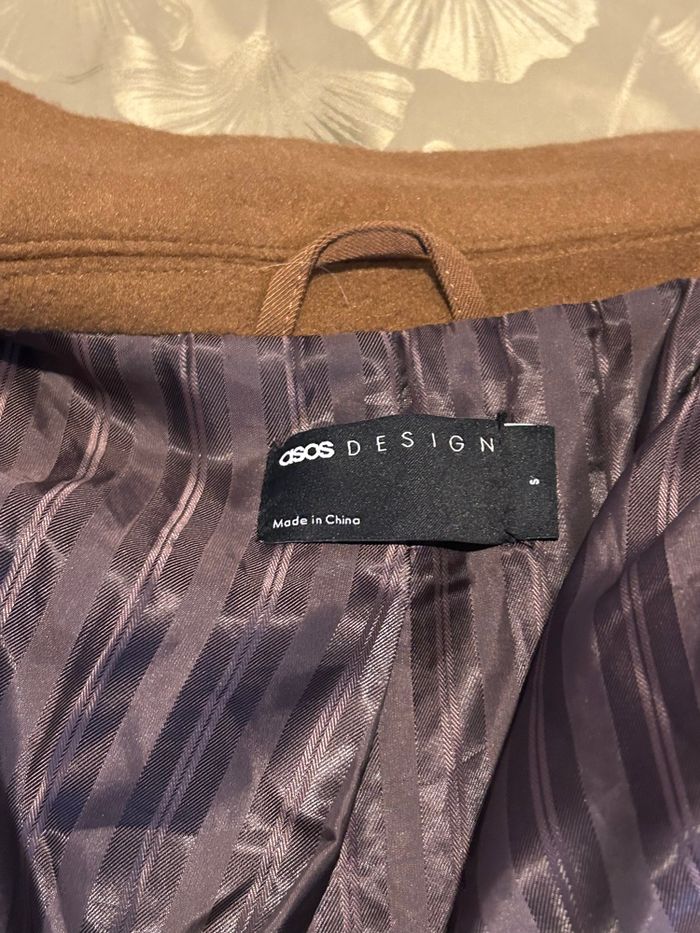 Veste oversize marron – Style blazer / workwear – Taille S - photo numéro 7